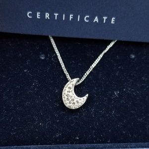 GORGEOUS Swarovski moon necklace